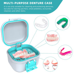 Denture cup used for storing small items