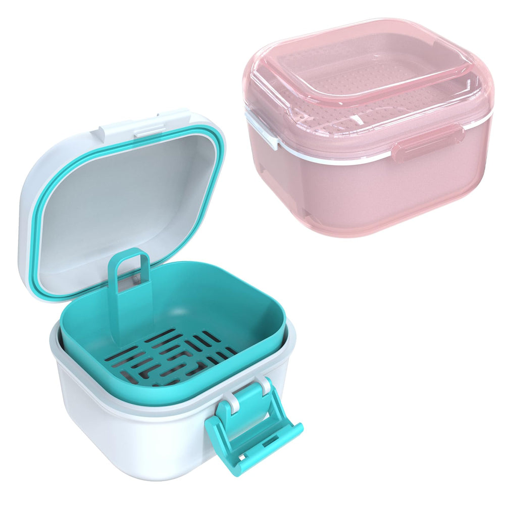 ARGOMAX purple denture soaking cup