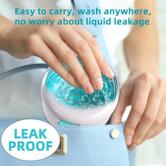 Back view highlighting durable hinge and rounded edges