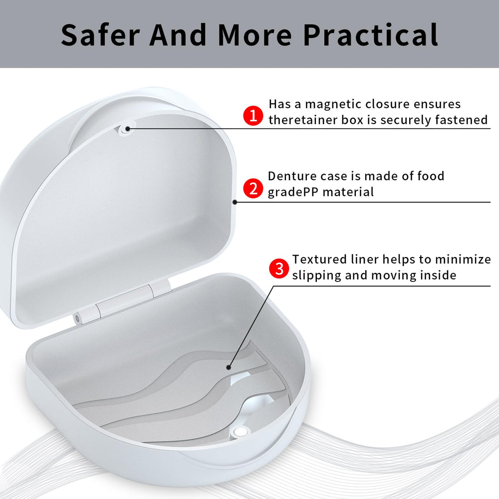 Inside view of the ARGOMAX two-piece retainer/aligner box