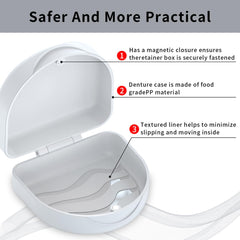 Inside view of the ARGOMAX two-piece retainer/aligner box