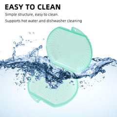 Dishwasher-safe, food-grade thermoplastic cartridge