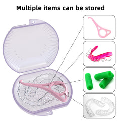 Colorful translucent ARGOMAX orthodontic cases assortment