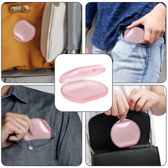 Compact purse-sized case for dental appliances