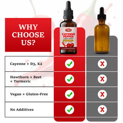 Close-up of Arigold Cayenne Pepper Liquid Drops packaging