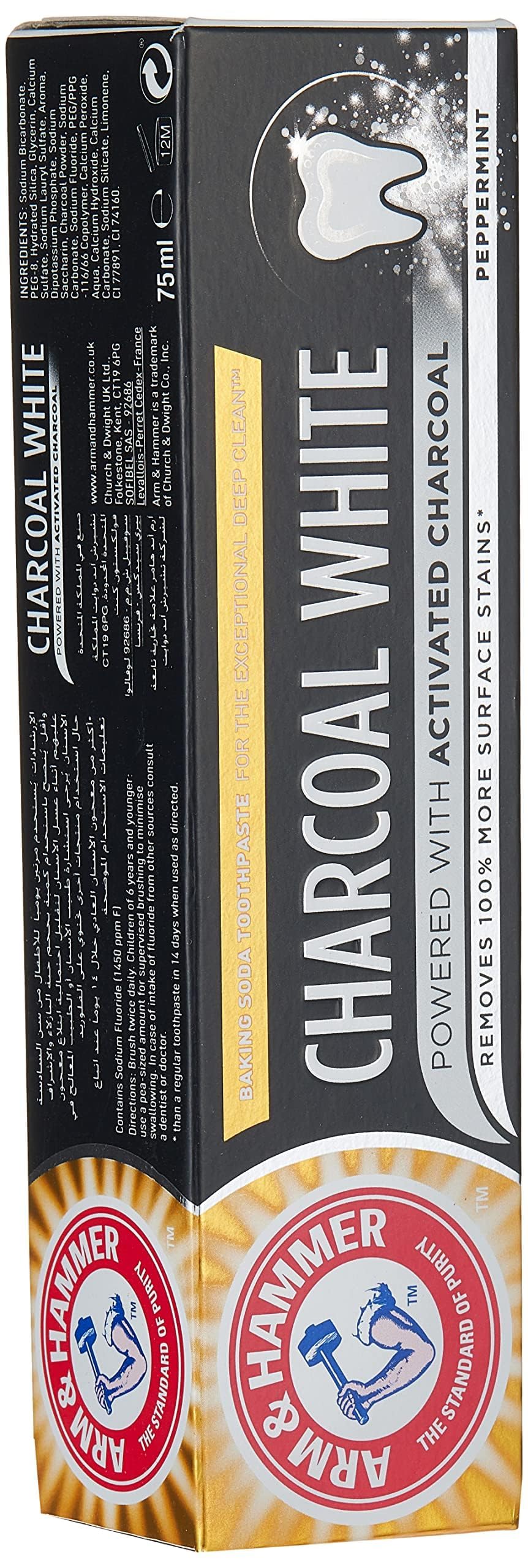 Activated charcoal particles close-up for whitening toothpaste