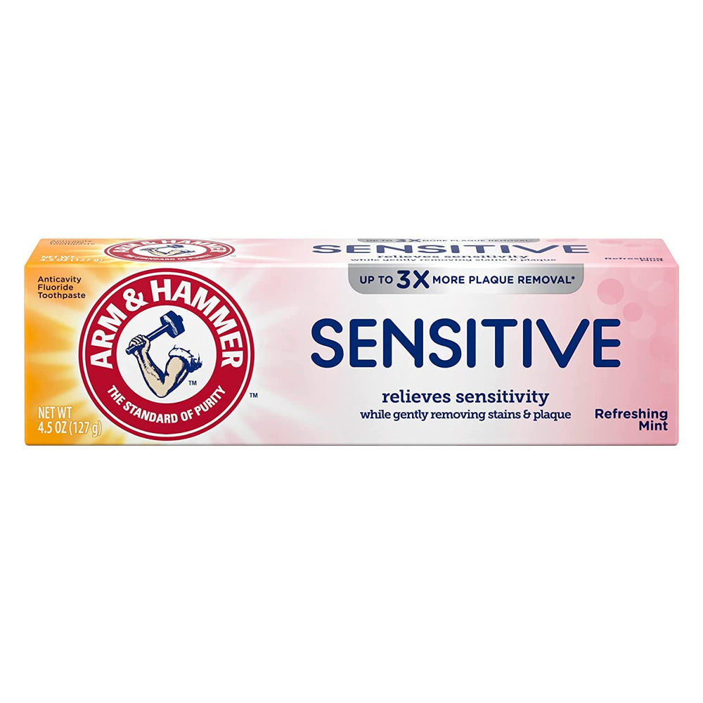 ARM & HAMMER Sensitive Teeth & Gums Toothpaste 4.5 oz – Pack of 5 box