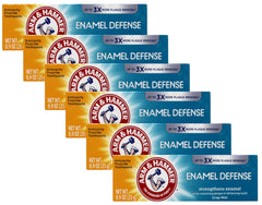 Six-pack of Arm & Hammer Truly Radiant Bright & Strong toothpaste tubes