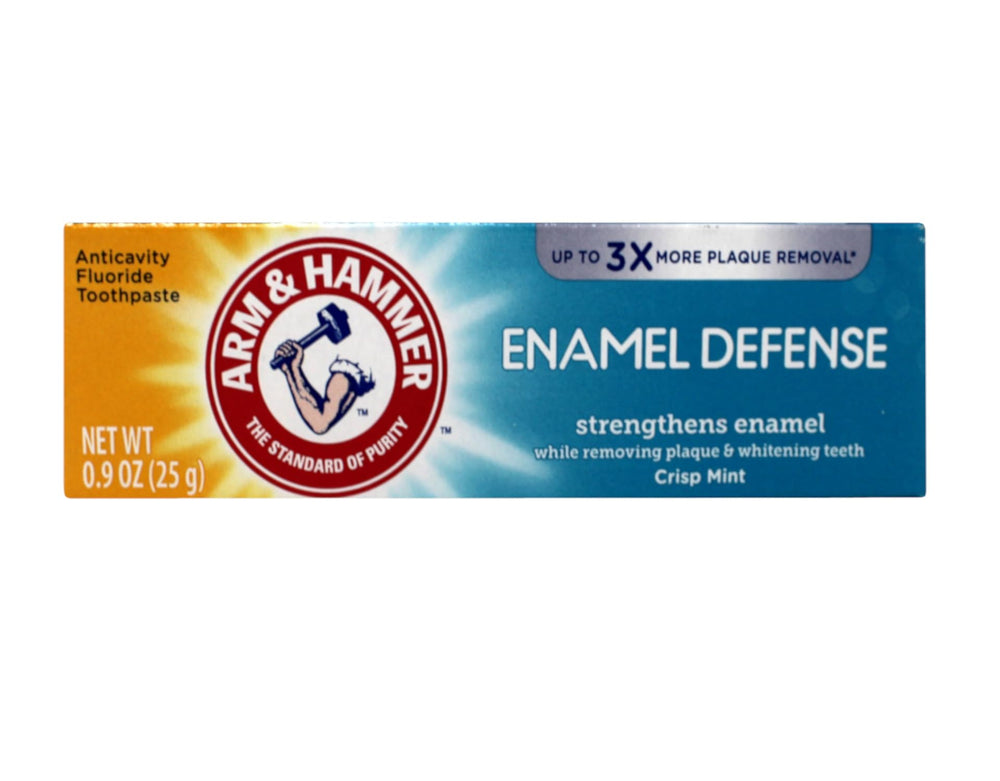Arm & Hammer Truly Radiant Bright & Strong Whitening Toothpaste 0.9 oz pack of 6 - front view