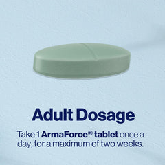 Close-up of tablets for ArmaForce Olive Leaf vegan