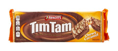 Arnott's Tim Tam Chewy Caramel cookies packaging, 6.2 oz