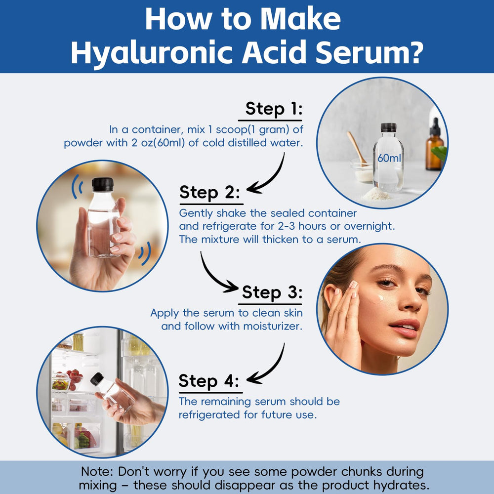 Dual-molecule HA providing surface and deeper hydration