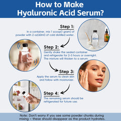 Dual-molecule HA providing surface and deeper hydration