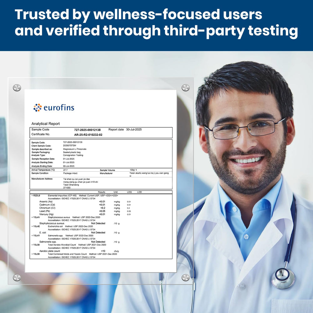 Arofum Magnesium L-Threonate packaging and label