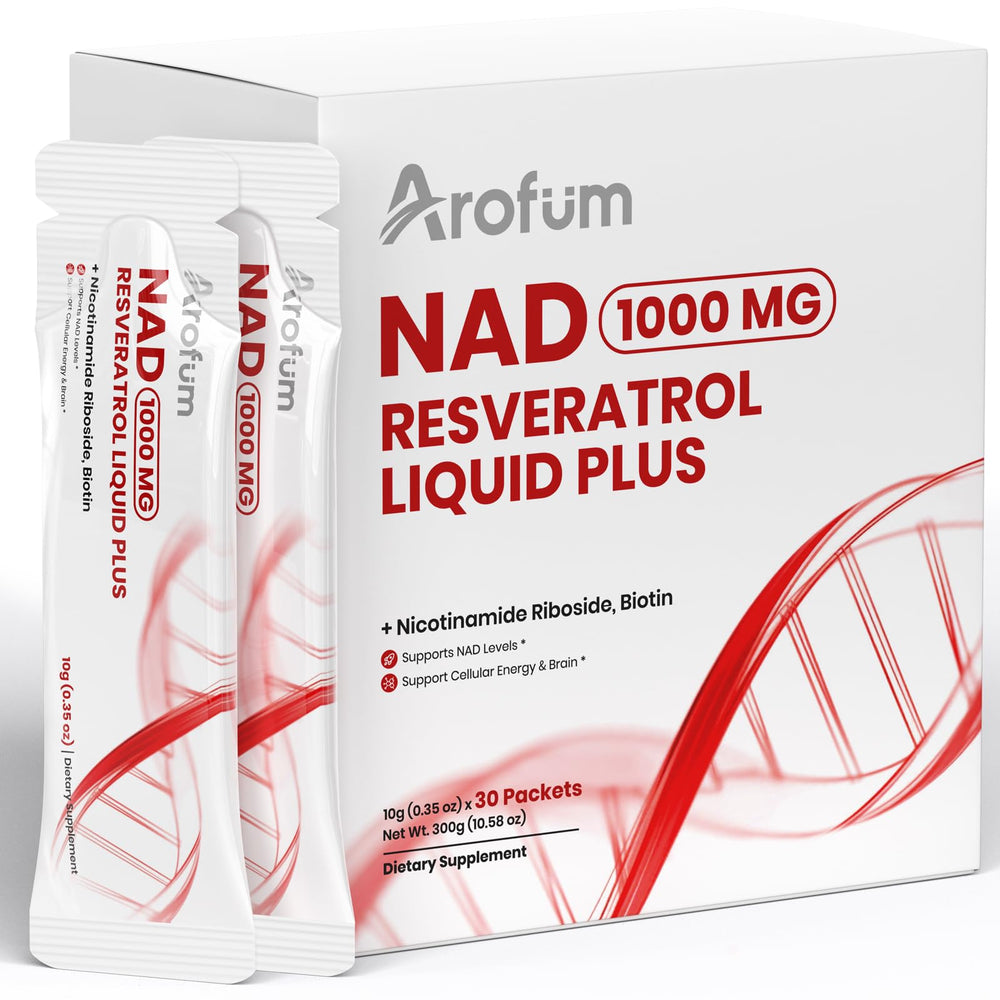 Arofum NAD+ Liquid 1000mg 30-pack hero image