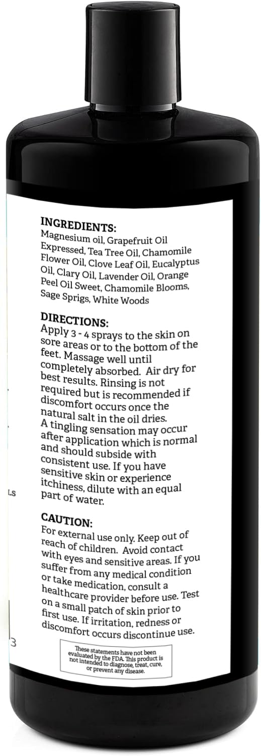 Made in USA Aromasong Magnesium Spray packaging