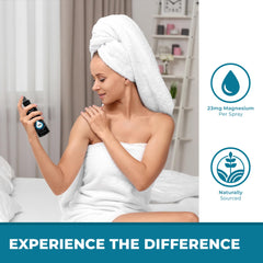 Lavender-infused Aromasong magnesium spray with grapefruit scent