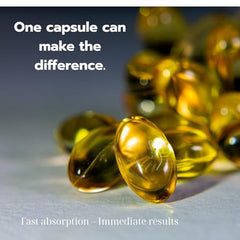 60 softgels packaging for AROMAVITA oregano oil