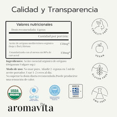 Skin care and wellness concept with oregano oil