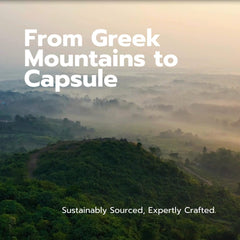 Sustainably sourced wild Greek oregano used in AROMAVITA capsules