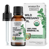 Aromavita Wild Oregano Oil bottle with dropper