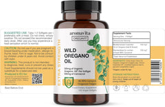 Wild Greek oregano oil 86-90% carvacrol per softgel
