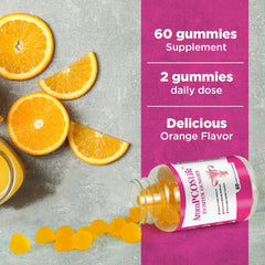 Aromlife label close-up listing myo-inositol, folate, B6, B12 and other nutrients