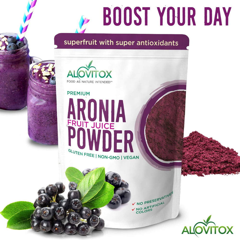 Powder added to smoothie or beverage