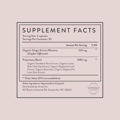 Illustration of 1-hour bloating relief concept