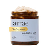 Arrae Magnesium Supplement bottle label close-up