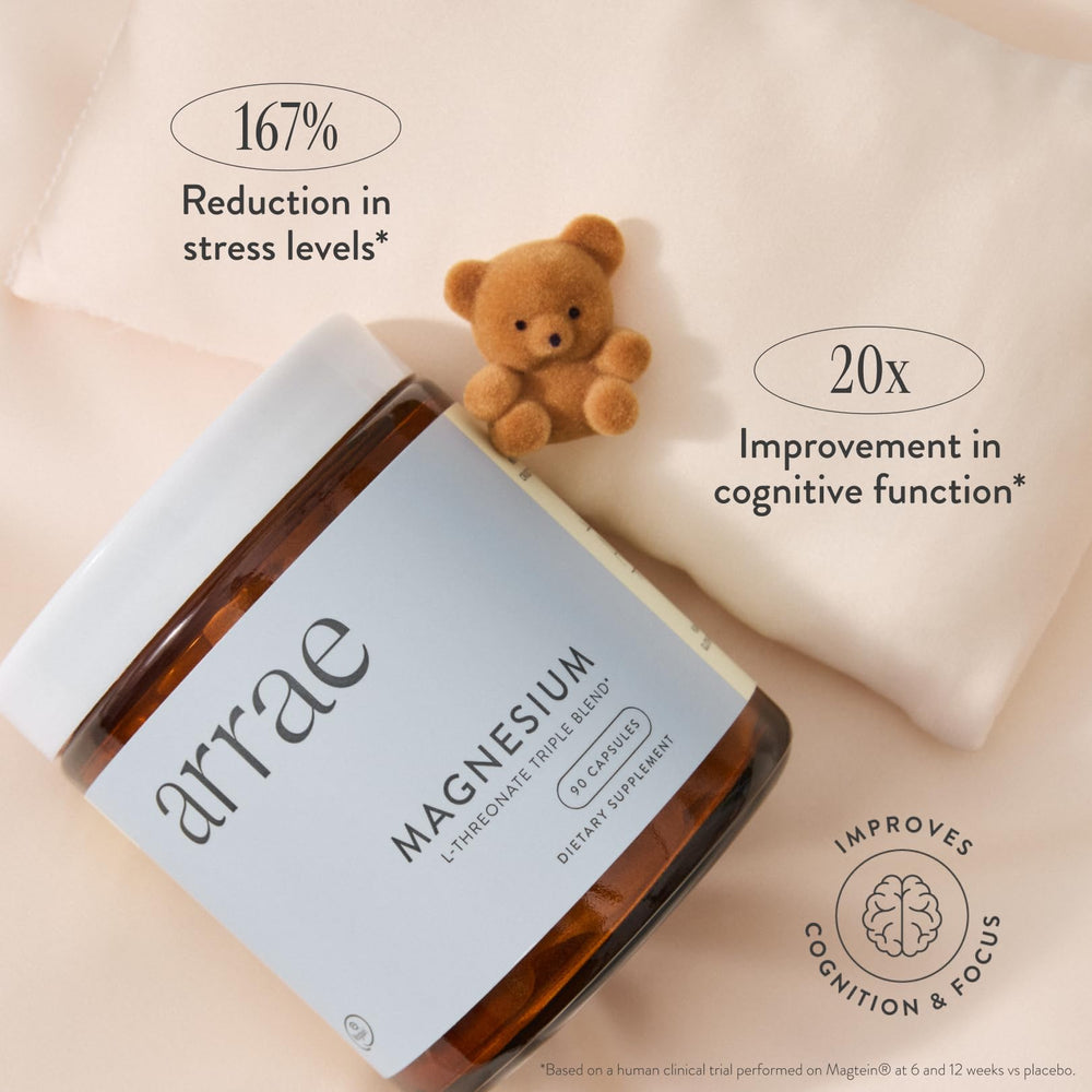 Lifestyle shot depicting feeling refreshed after taking Arrae magnesium