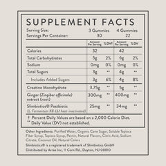 Serving suggestion showing daily gummy use