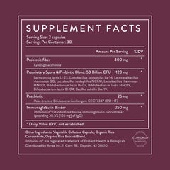 Lifestyle shot of Tribiotic packaging and bottle (60 count)