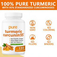 Black pepper and Vitamin C imagery associated with turmeric