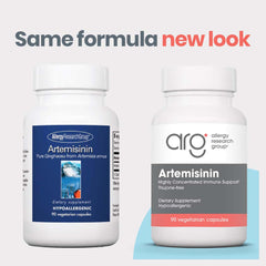 Artemisinin from sweet wormwood extract capsules (200 mg)