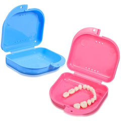 Artibetter 2Pcs denture case set – front view