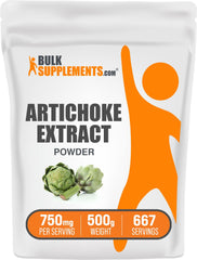 BulkSupplements Artichoke Extract Powder 500g tub