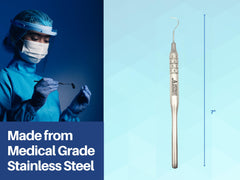 Bracket wings being released by the tool