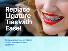 Professional braces wires removal tool in use