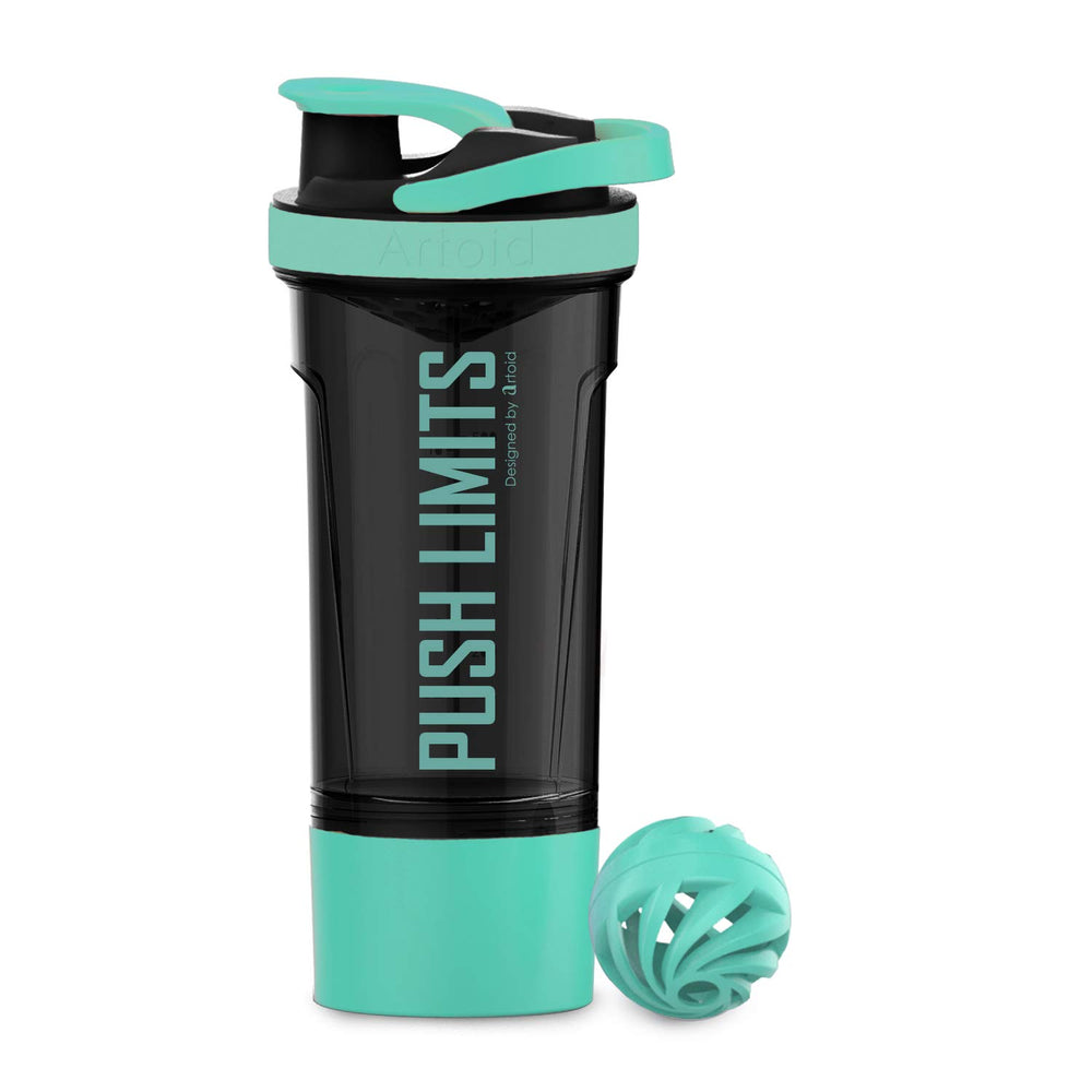 Artoid Mode 24oz shaker bottle front view for consistent shakes