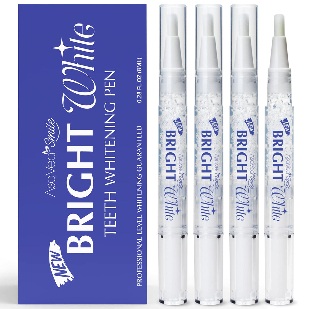 Main product image showing AsaVea Smile Teeth Whitening Pen 4-pack
