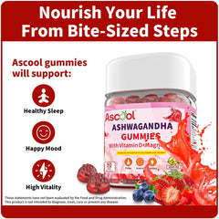 Close-up of mixed berry-flavored gummies