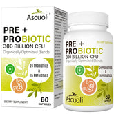 Ascuoli Probiotics for Women & Men – 60 Capsules bottle
