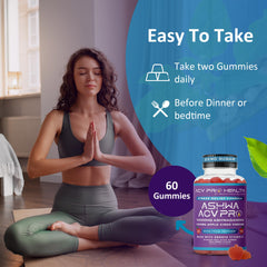 Keto-friendly and low-carb labeling on Ashwa ACV Pro Health gummies