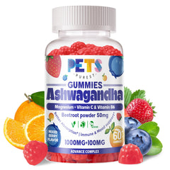 Bottle of Ashwagandha Gummies with Vitamin D3 60 Count