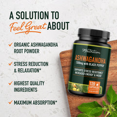 High-absorption ashwagandha with black pepper extract