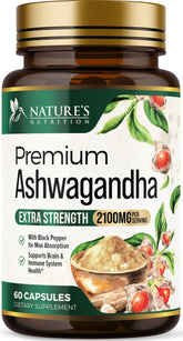 Ashwagandha 2100mg 60 capsules hero image