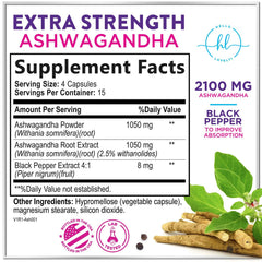 Ashwagandha powder and root extract close-up