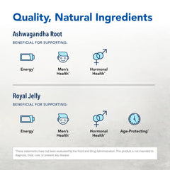 Herbal supplement bottle showcasing organic ingredients