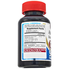 Label showing product name, 90 capsules, and GMP information